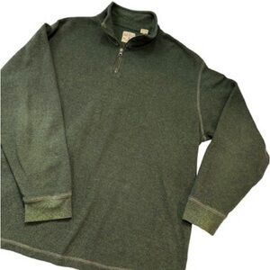 RedHead Men's Olive Zip-Up Sweater